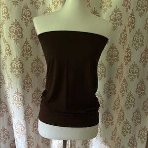 Weekenders brown tube top M